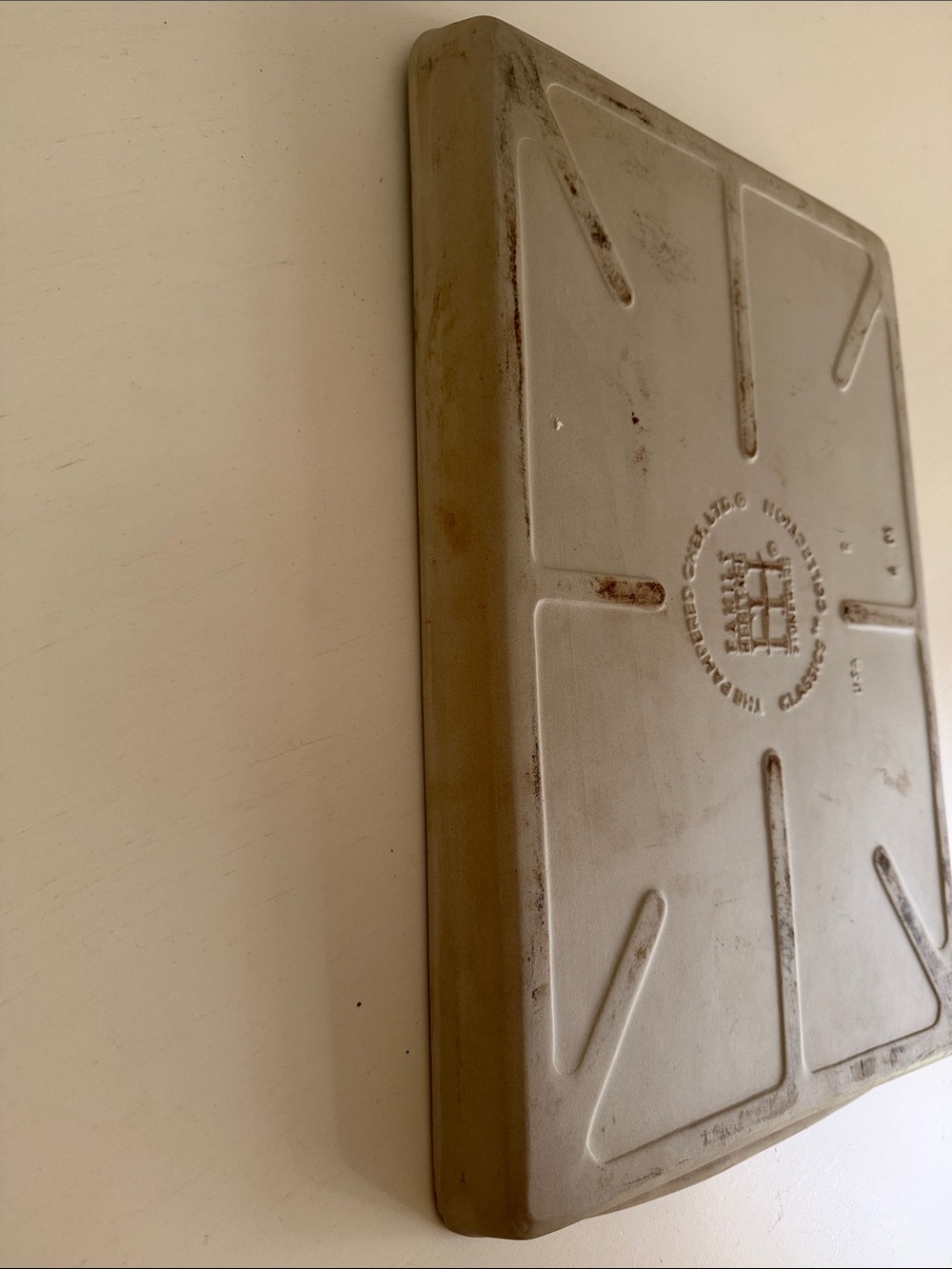 The Pampered Chef Stoneware Family Heritage Rectangle Baking Sheet - Picture 7 of 11